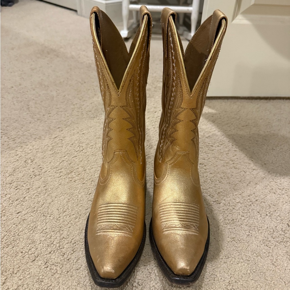 Ariat Gold Heeled Western Boots